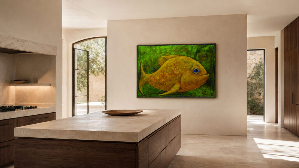 Big Fish by Paul Cavilla shown in a display visualization