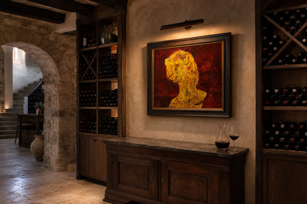 Courtier by Paul Cavilla shown in a display visualization