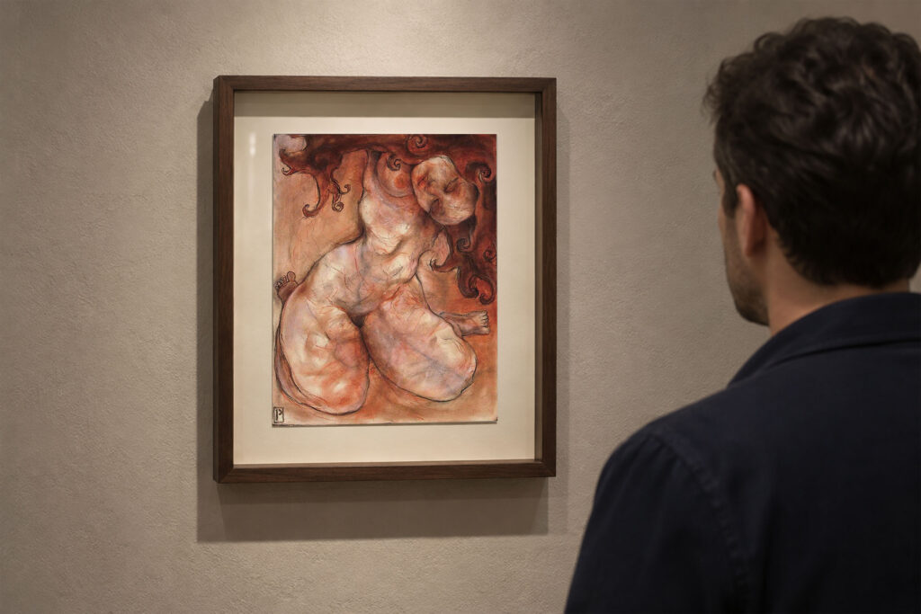 Dreaming Woman by Paul Cavilla shown in a gallery visualization