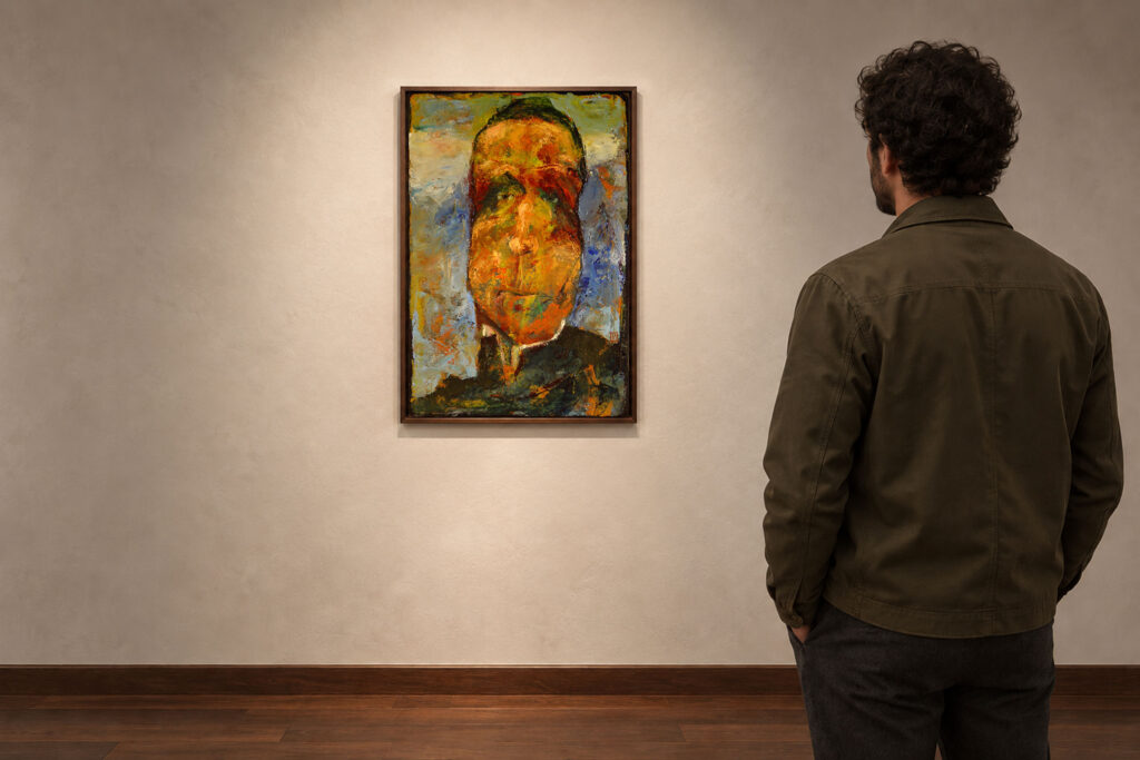Duality Man by Paul Cavilla shown in a gallery visualization