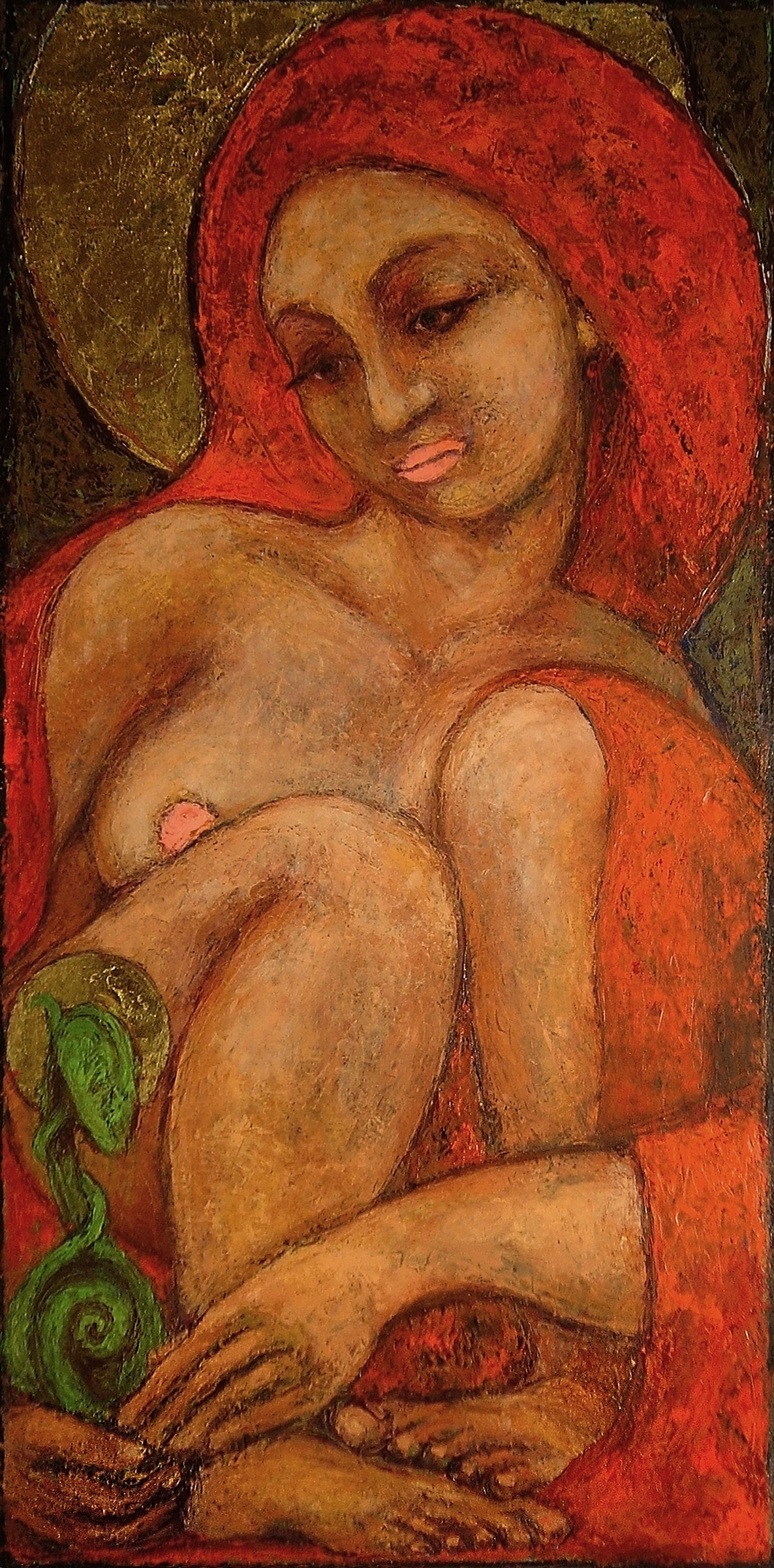 Madonna by Paul Cavilla, oil on canvas