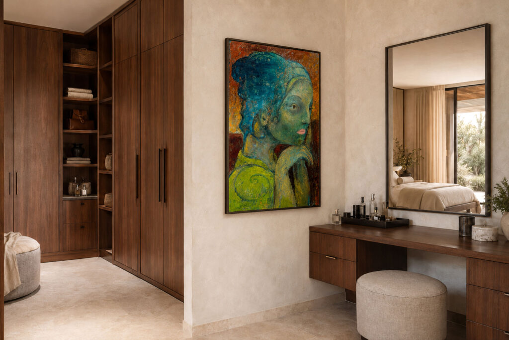 Thinking Woman by Paul Cavilla shown in a display visualization